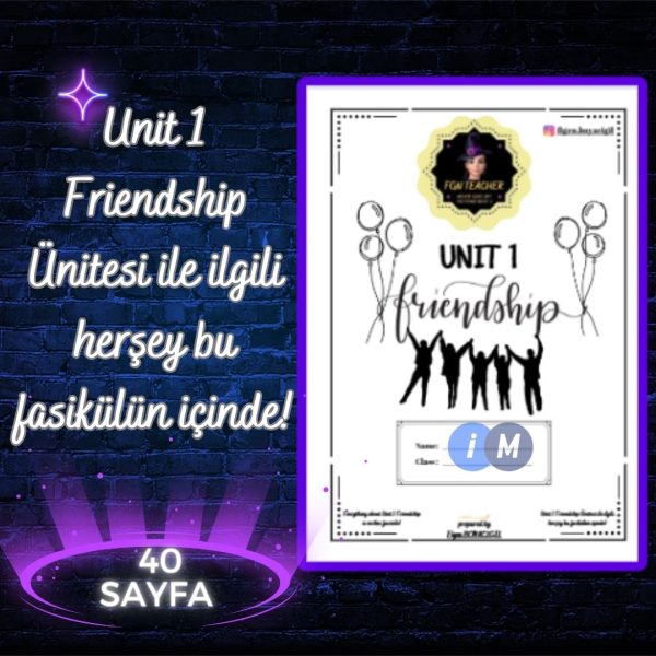 1. Ünite Friendship Fasikül